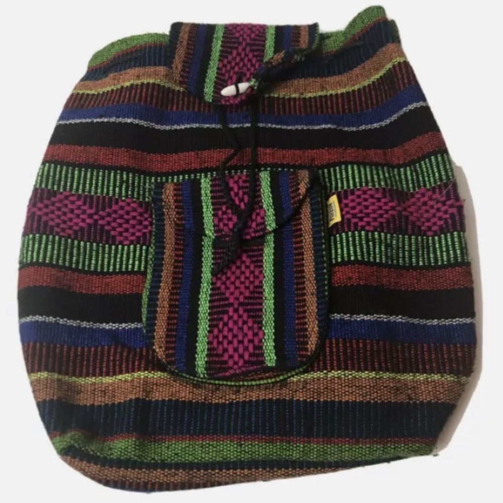 Pinzon Woven Backpack Unisex Bag Boho Hippie Beach